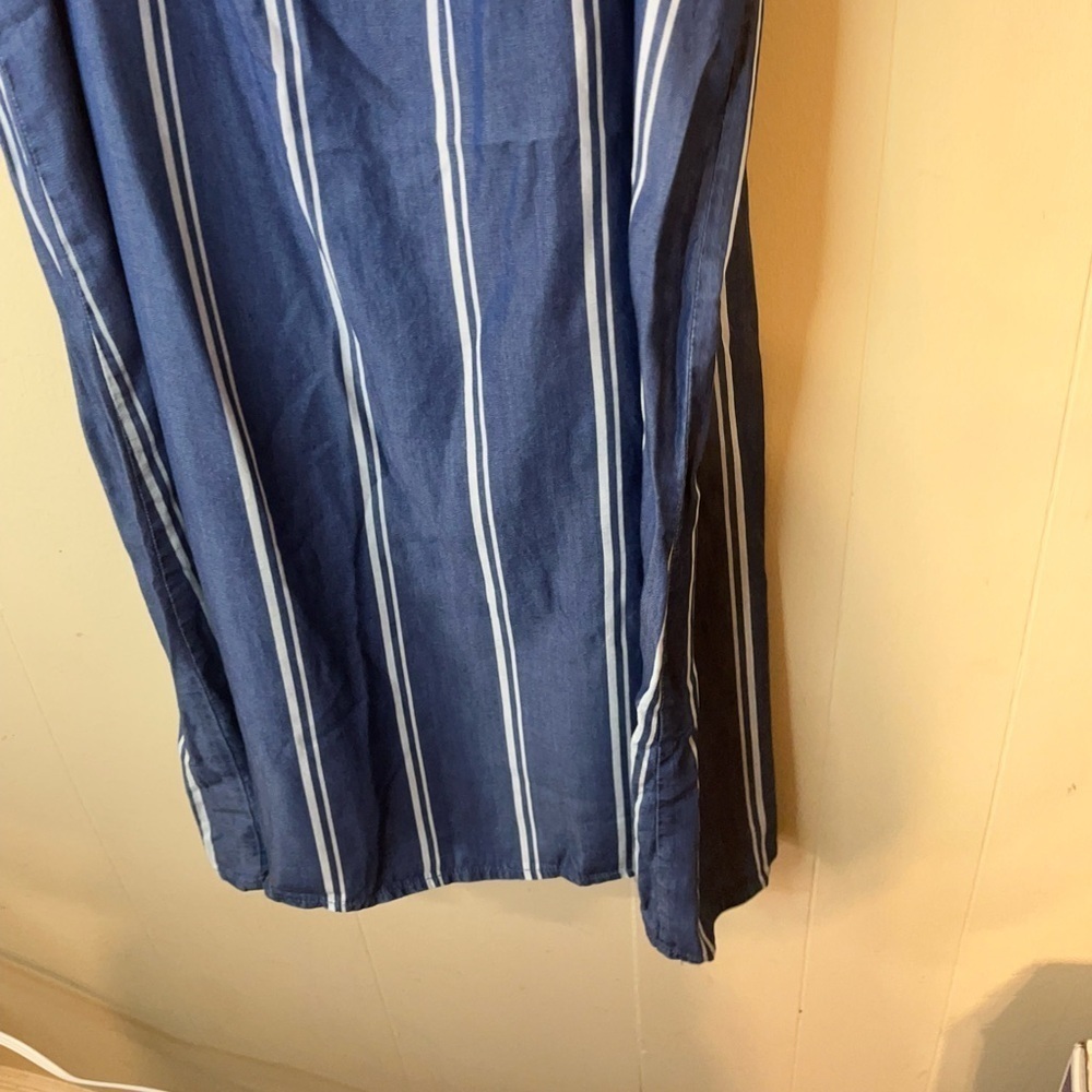 Appraisal Women Blue Strip dress. Size XL - Picture 9 of 16